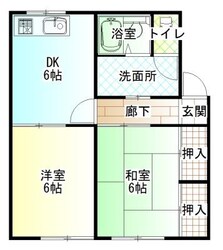 中津駅 徒歩27分 2階の物件間取画像